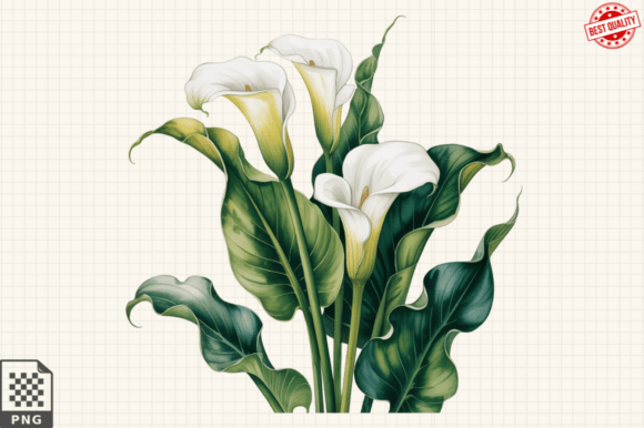 Download Watercolor Calla Lily Flower ClipArt's - Lily Collection