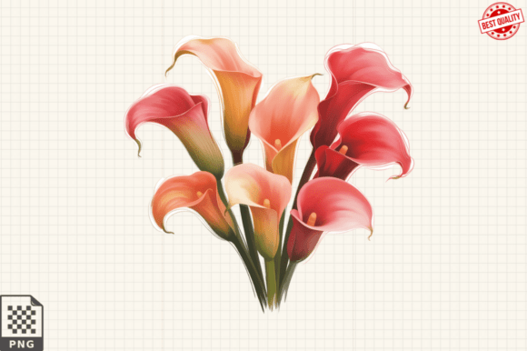 Download Watercolor Calla Lily Flower ClipArt's - Lily Collection