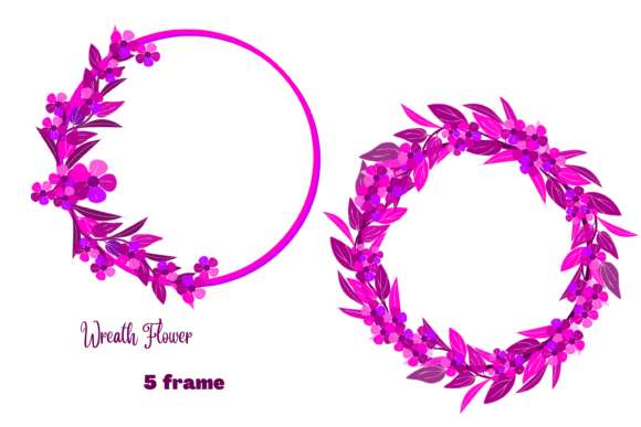Download Floral Wreath Flower Frame - Wreath Collection