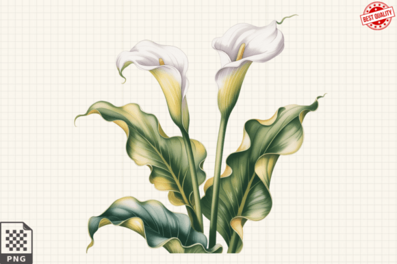 Download Watercolor Calla Lily Flower ClipArt's - Lily Collection