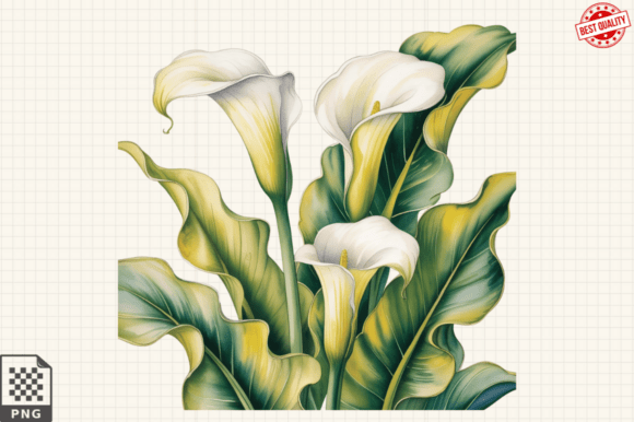 Download Watercolor Calla Lily Flower ClipArt's - Lily Collection