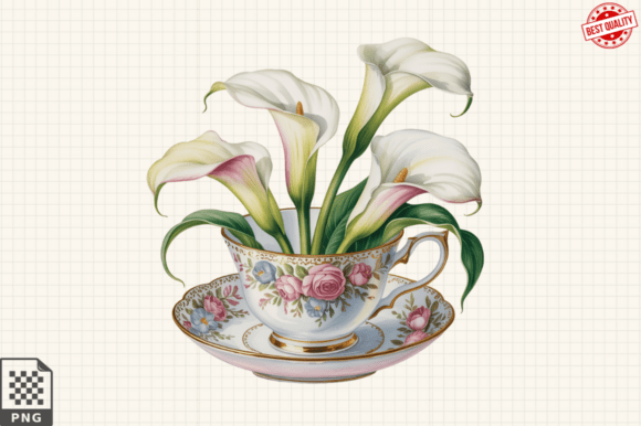 Download Watercolor Calla Lily Flower ClipArt's - Lily Collection